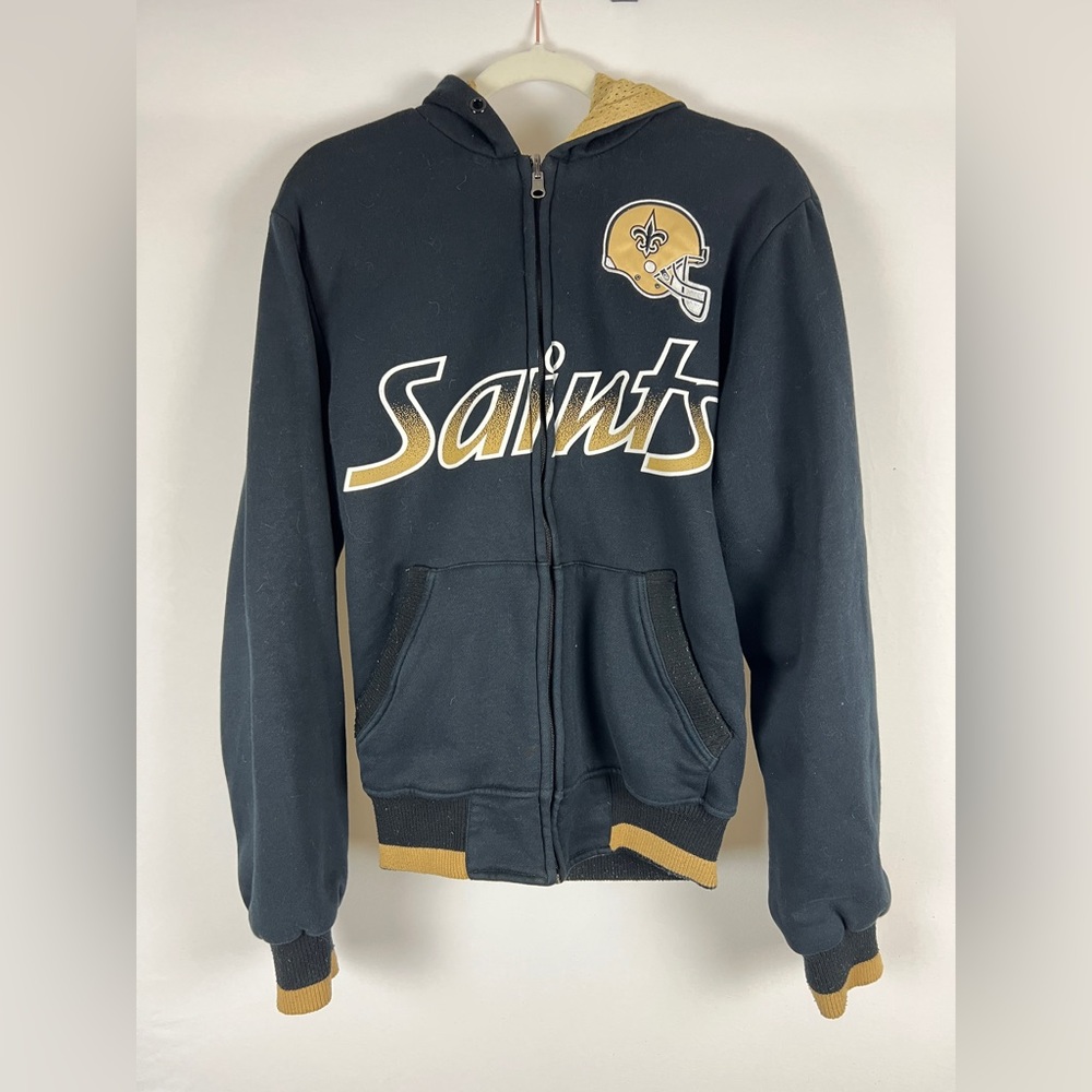 NFL New Orleans Saints Reversible Jacket Hoodie
